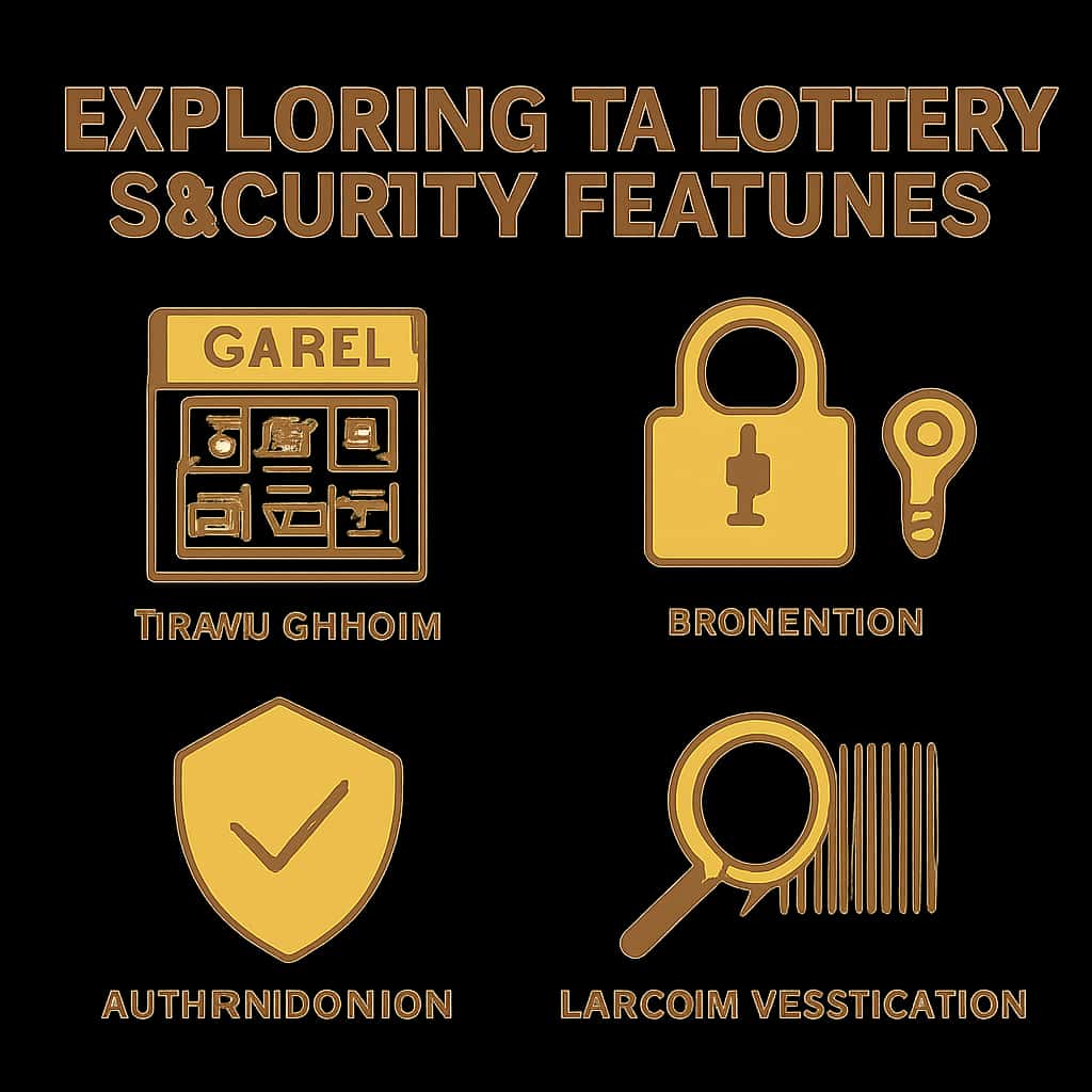 Diagram illustrating key security features of Tc Lottery.