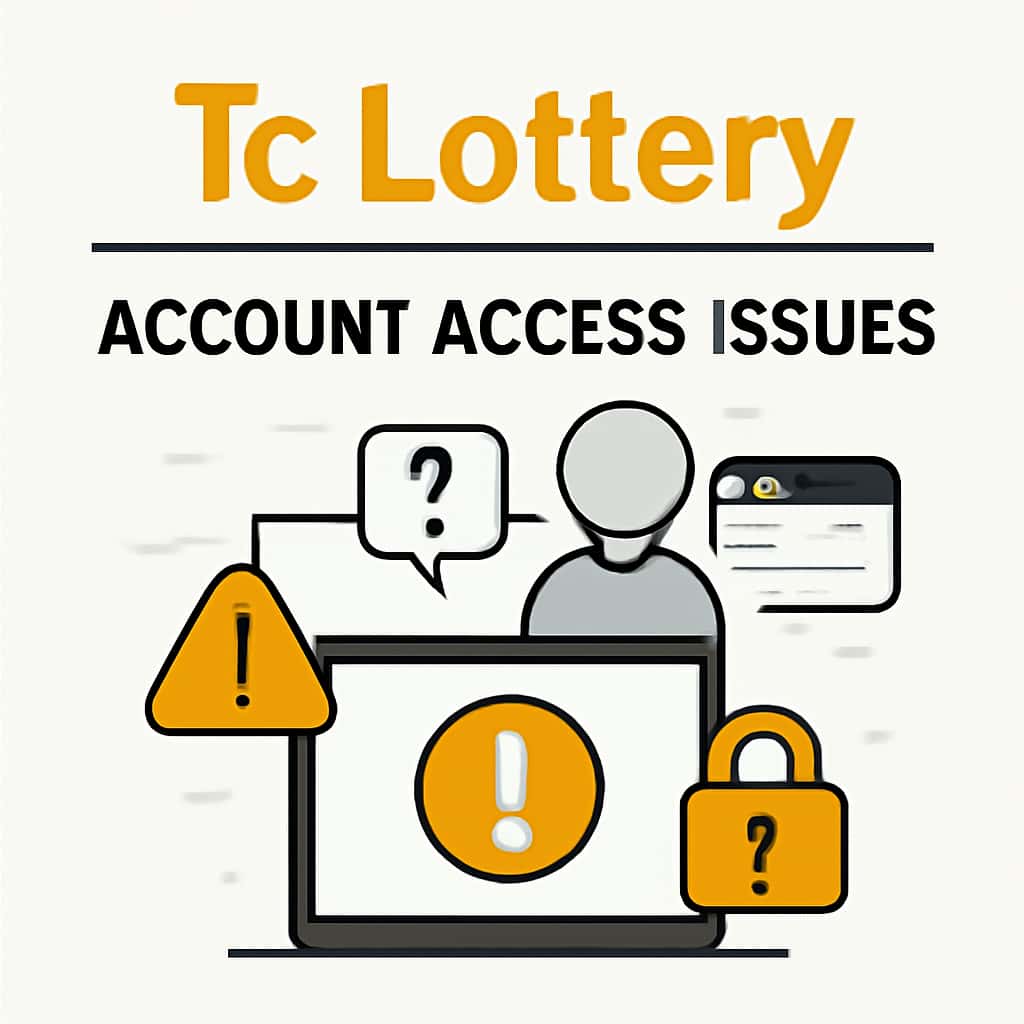 An illustration explaining Tc Lottery Account Access troubleshooting.