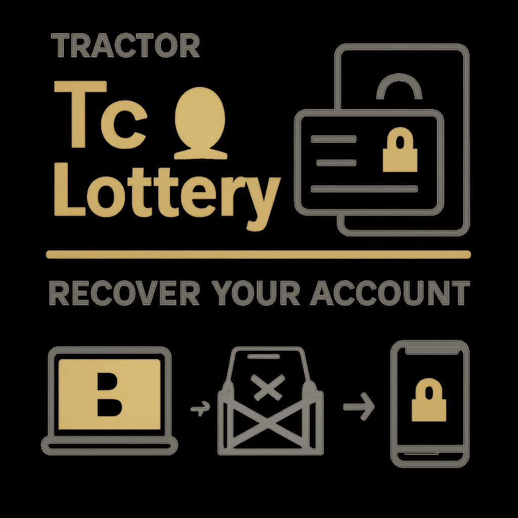 An educational diagram detailing steps for account recovery.